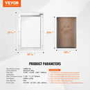 The Threshold | Aluminium Pet Door with Magnetic Flap and Lock