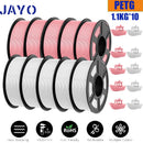 JAYO 10Rolls petg Filament 175mm 3d printing no bubbles no drawing smooth multiple colors optional for 3D printing 1.1kg/1roll