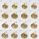 Pure Copper Incense Mold DIY Classical Hollow Out Lotus Incense Seal High-Quality Pressing Incense Incense Road Tools