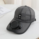 The Sun Weaver | Solar-Powered USB Cooling Cap with Adjustable Airflow