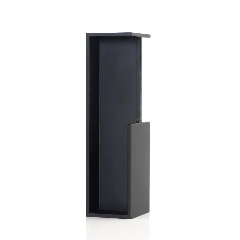 40 / 45MM Pocket Wooden  Sliding Door invisible Embedded Handle Sliding Door Hidden  Black  Aluminum Alloy  Handle