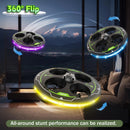 Idea17 UFO Drone for Beginners 360° Avoids Obstacles Multiple Lighting Modes, RC Quadcopter 360° Flip Alitude Hold 2 Batteries