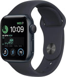 Apple Watch SE (2nd Gen) (GPS + Cellular, 44mm) - Midnight Aluminum Case with Midnight Sport Band, M/L (Certified Refurbished)