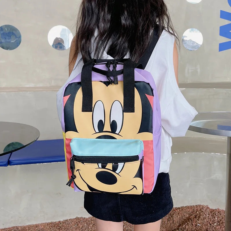 Disney New Mickey Kids Backpack Luxury Brand Boys Girls School Bags High Quality Large Capacity Kindergarten Backpacks