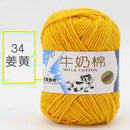 2Pcs Milk Cotton Knitting Yarn Soft Warm Yarn for Hand Knitting Worsted Crochet Threads Wool Line for Handmade