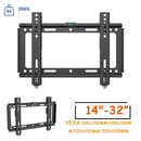 BEISHI Fixed TV Wall Mount Monitor Holder Adjustable TV Mount Bracket  for 14-32 Inch Plasma HDTV LCD LED Screen TV Rack