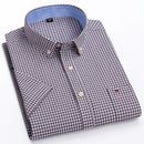 The Oxford Line | 100% Cotton Short-Sleeve Oxford Shirt