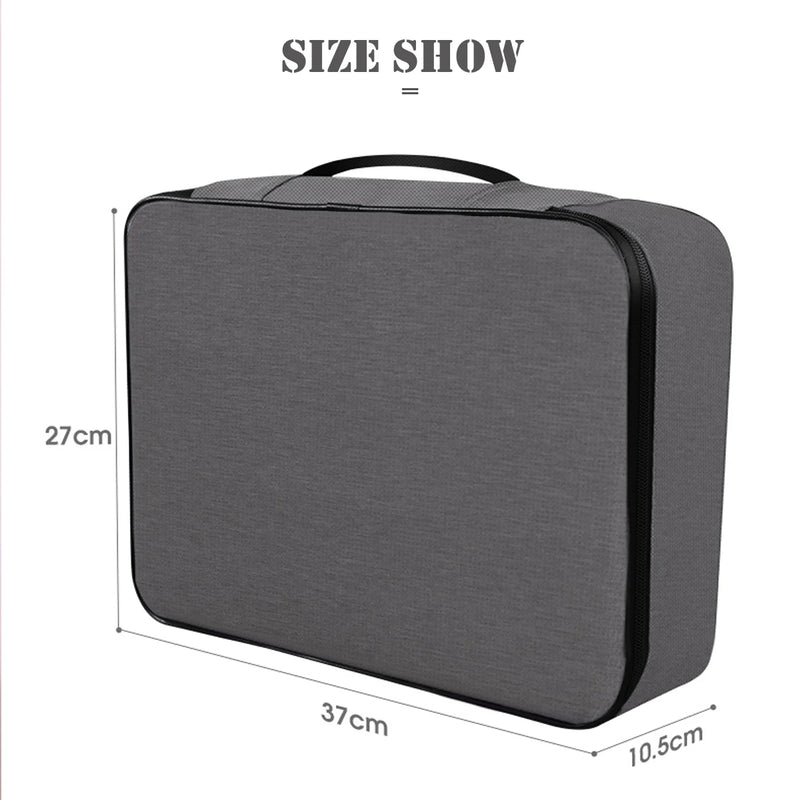 Document Storage Bag Multi-layer Large Capacity File bag Password Briefcase Organize Pouch Accessories Supplies