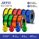 JAYO PLA PLUS Transparente 3D Printer Filament 1.75mm 1.1KG/Rolls 3D Printing Materials for 100% No Bubble &FDM 3D Pen DIY Gift