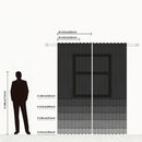 2pcs Curtain bedroom living room luxury flannelette color festival