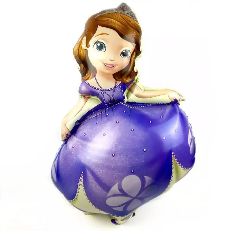 Disney Princess Sofia Theme Birthday Party Decoration Baby Shower Girl Party Cartoon Tableware Set Balloons Decor Event Supplies