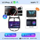 Junsun V1 Wireless CarPlay AndroidAuto Radio For Peugeot 206 206CC 206SW 2001-2008 4G Car Intelligent Systems 2Din Autoradio GPS