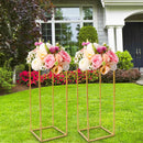 2PCS Detachable Wedding Art DIY Stand Balloon Flower Iron Decorative Rack Gold Party Wedding Ornaments Stand