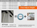 The Obsidian Veil | European Double-Layer Blackout Curtain