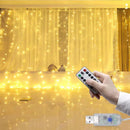 Curtain LED String Lights Garland Festival Decoration 8 Modes USB Remote Control Holiday Wedding Fairy Lights for Bedroom Home
