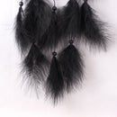 Feather Pendant Decoration Ornament Car Pendant Feather Wind Chimes Decor DIY Handmade Dream Catcher Material Kit