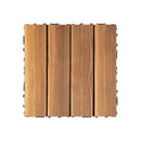 The Terrace Weave | 36-Piece Interlocking WPC Patio Deck Tile System