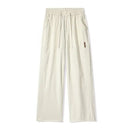 High Quality Summer Thin Men's Straight Tube Loose Ice Silk Wide Leg Casual Pants Breathable Jogging Fitness Baggy Casual Pants