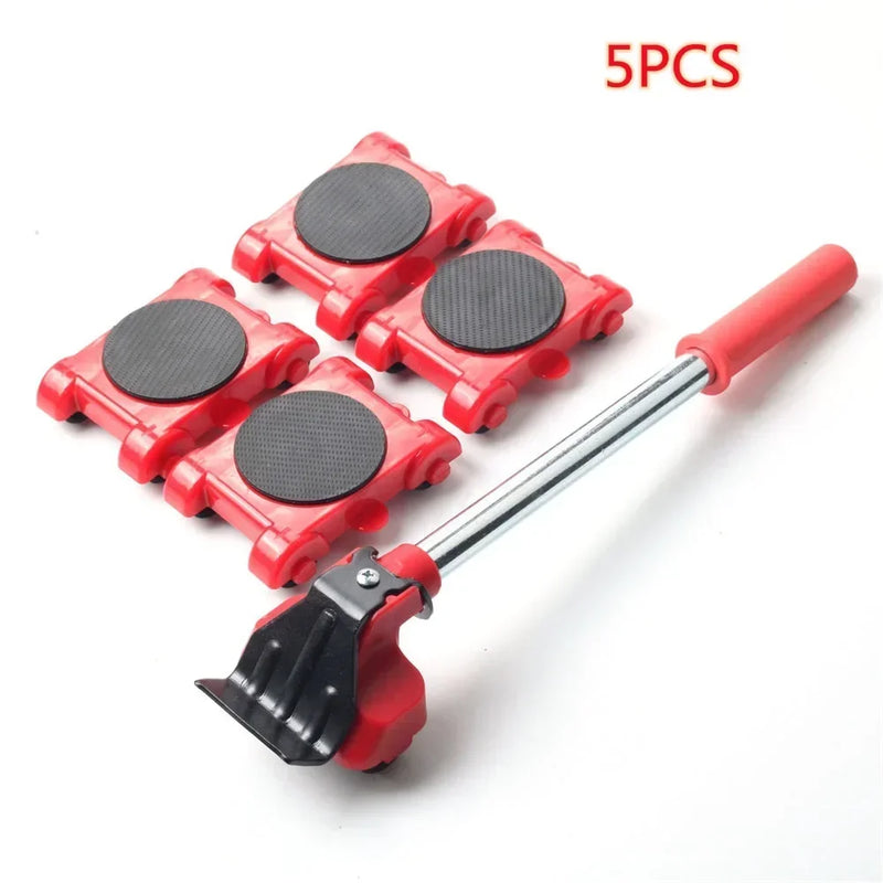 5/14pcs Heavy Duty Furniture Lifter, Furniture Movers Sliders Appliance Roller With 4 Sliders For Heavy Furniture Moving Pad Adj