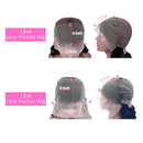 44 46 Long Inch 13x4 HD Lace Front Wig Brazilian Straight Human Hair Wig For Women 200 Density 13x6 Transparent Lace Frontal Wig