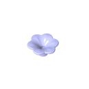 Gobricks GDS-2059 Outdoor Accessory Kit Flower with 6 Rounded Petals and Pin compatible with lego 95831 Assembles Building Block