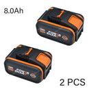 For Worx 20V 8000mAh Lithium battery Rechargeable WA3551 WA3553 WA3553.1 WA3570 for All WORX Electric and Garden Tools