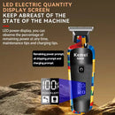 Kemei Rechargeable Graffiti Pattern Electric Hair Clipper Professional Barber Trimmer Man Shaver Km-MAX2092 KM-MAX5090 KM-RS7098