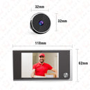 The Threshold Sentinel | 3.5" Digital Door Peephole Camera with 120° Wide-Angle Night Vision
