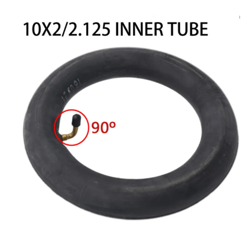 10x2/2.125 Inner Tube 10" Inflatable Camera with Straight Valve Stem for 10x2.0 10x2.125 Baby Stroller Tire & Kids' Bike