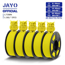 JAYO 5Rolls PETG Filament 1.75mm High Speed PETG 3D Printer Filament 1.1KG/Roll High Flow Speedy Matte 3D Printing Materials