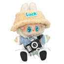 17cm Mini Doll Clothes Hat Glasses Shoes Outfit Accessories Fashion Clothes Doll Cute Clothes Dolls Accessories