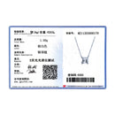 Modian Real 925 Sterling Silver Square Emerald cut Clear CZ Classic Necklace Pendant For Women Wedding Charm Fine Jewelry 2020