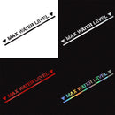 Max Water Level Car Sticker For SUZUKI Jimny Raptor Hilux Ranger Fit Offroad Military 4x4 Waterproof Vinyl Film Car Accessories