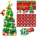 Christmas Tree Advent Calendar Building Set - 24 Days of Holiday Surprises & Festive Fun, Christmas Gift for Kids