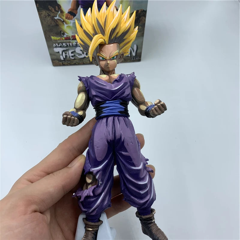 FigureCrazy Anime Dragon Ball Z Figure Gohan Super Saiyan Comics Ver. PVC Action Figure DBZ Gohan Goku Fighting Cell Model Toy 2