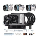 Universal Automotive 12V 24V A/C Air Conditioning Kit for Truck Minibus Van Tractor Digger RV Excavator AC Air Conditioner