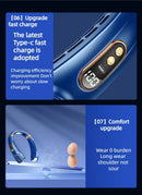 JKUOO Portable Neck Fan,Hands Free Bladeless Fan with LED 4 Cooling Plate,Personal Fan 4000mAh Battery USB Rechargeable