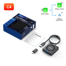 OTTOCAST Car TV Mate C4 Wireless Android Auto CarPlay Adapter Support for HDMI input Video Converter for TV Sticks Game Consoles