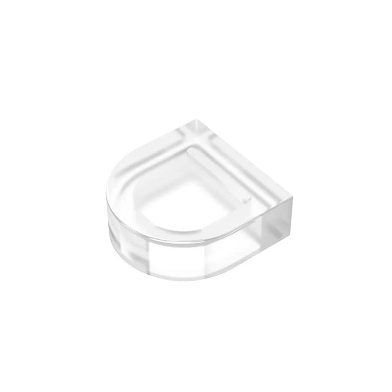 Gobricks 10 PCS Brick 24246 35399 1x1 Side Arc Light Panel High-Tech Parts Parts DIY Compatible Brand Educational Parts Toys