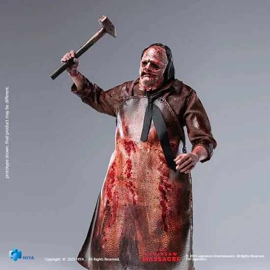 Hiya Toys 2022 Leatherface (Slaughter Ver.) Joints Moveable Action Figure Model Toy 12cm