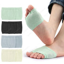 Women's Invisible Forefoot Half Cut Socks with Sponge Cushioning Elastic Breathable Soft Cotton Splitting Foot toes Socks