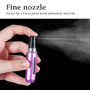 Nachfüllbarer Mini-Parfümflakon, tragbarer Kosmetikflakon, Sprühflakon, Zerstäuber, Reise-Nachfüllflaschen 8 ml / 5 ml