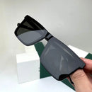 Herren Business Fahrbrille, quadratisch, Acetat, winddicht, Sonnenbrille, Retro Sonnenbrille, Herren Outdoor Sonnenbrille