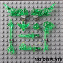 10PCS Special Effects Pieces Arm Fist Wind Lightning Leg Flames Assemble Scene Bricks Weapons Accessories Kids Toys