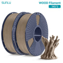 SUNLU 2KG Multiple Wood Filament Wood Texture PLA 3D Printer Filament 1.75MM 1kg/Spool Filament Fit Most FDM 3D Printers