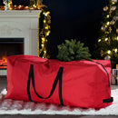 FoldableXmas Decoration Wreath Storage Bag Christmas Tree Oxford Cloth Bag For Storing Christmas Utenciles Garland Home Storage