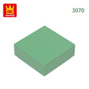 Wange 666PCS/lot 3070 1x1 Light Area Wooden Moc Loose Parts Compatible with Bricks DIY Children's Toy Assembly Gift Storage Box