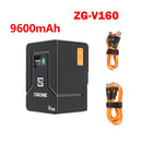 【DO BRASIL】ZGCINE V99 Pro V160 V Mount Battery PD Fast Charger D-TAP USB-A Dual USB-C Port For BMPCC 6K Pro Canon R5C Sony FX3