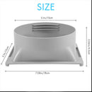 Air Conditioner Exhaust Hose Interface, Portable Home Mobile Air Conditioner Body Fitting Connector, Square 15cm
