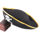 Totenkopf-Druck Kinder/Erwachsene Piratenhut Cosplay Kostüm Mütze Halloween Maskerade Party Auftritt Piratenkapitänsmütze Requisiten